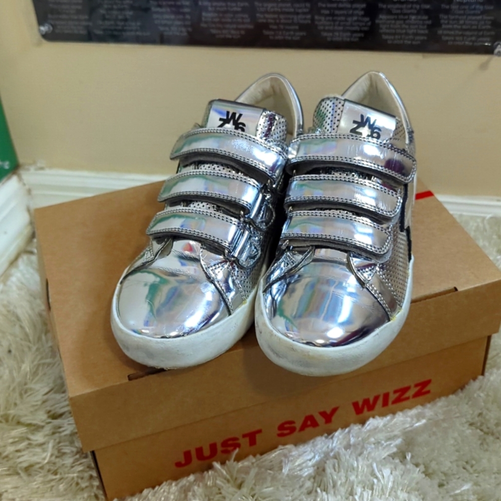 Moccasins on for girls or boys. Casual shoes can be dress up or down.